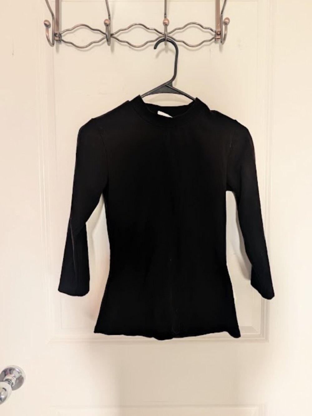 NWOT Vixen By Micheline Pitt Bad Girl 3/4 Sleeve Top In Black